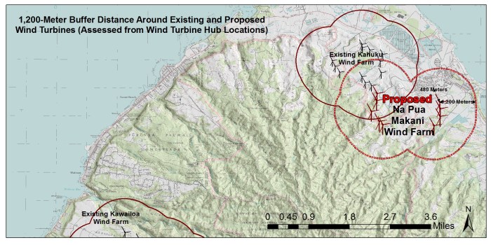 1200 Meter Buffer Three Wind Farms closeup may 14a